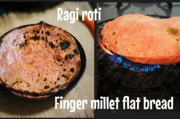 Ragi Roti/ how to make ragi roti/ finger millet Flatbread/ healthy roti