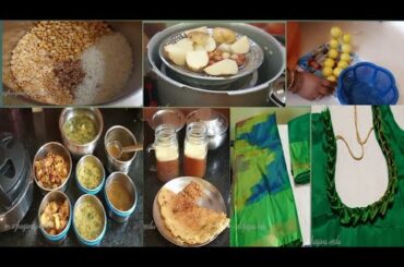 Cooking vlog / morning routine /fast cooking vlog /simple healthy breakfast and lunch/blouse design