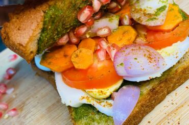 Healthy sandwich for breakfast | Quick Recipe | Tasty boiled egg sandwich | 5min recipe