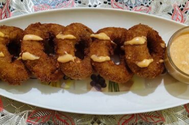Chicken Donuts | Quick snacks | yummy | easy recipe | chicken snacks @Tusi's Healthy Kitchen