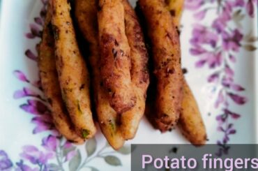 Crispy and healthy snacks| potato Fingers recipe| aloo ke fingers| Reshma Shaikh|