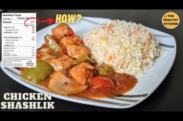 Chicken Shashlik | Healthy Calorie Counted Chicken Recipe | Only 377 calories | THK