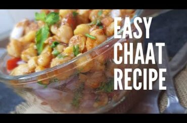 Healthy & Tasty Snack Recipe In 5 Mins| Healty Chana Dal Chaat Recipe| ChickpeasChaat Recipe