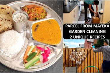 Mayeka Sent Parcel for Events | Garden Cleaning for Baby Shower | Healthy Lunch Routine In 40 mins