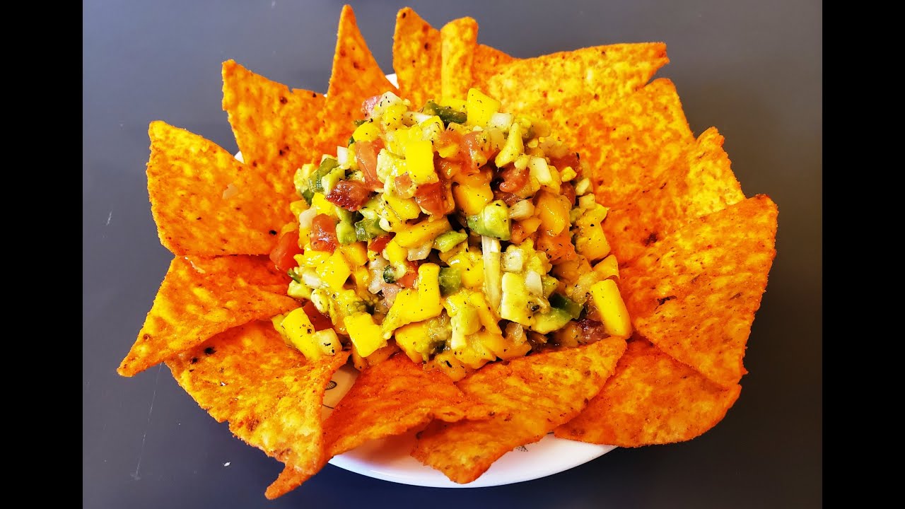 Mango Salsa | Healthy Refreshing Mango and Avocado Salsa| Mango Salad Recipe Best party Starter Dish Mango Salsa | Healthy Refreshing Mango and Avocado Salsa| Mango Salad Recipe Best party Starter Dish