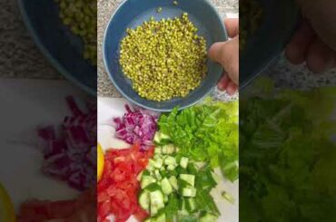 Healthy Weight lose Hari Moong Dal Salad#Shorts