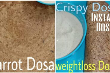 Dosa recipe#Carrot dosa for weightloss and healthy