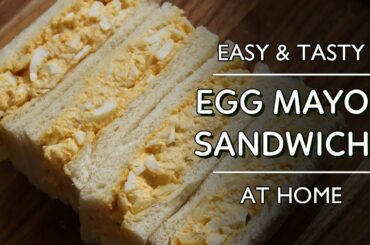 [SUB] Japanese Style Egg Mayo Sandwich | Simple & Healthy | Quick & Easy Beginner’s Guide