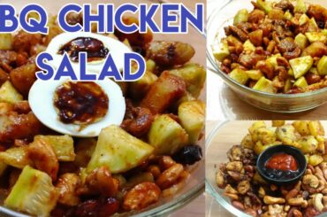 BBQ Chicken Salad Recipe| Easy Chicken Salad | Healthy Salad Recipe for weight Loss| Vegetable Salad