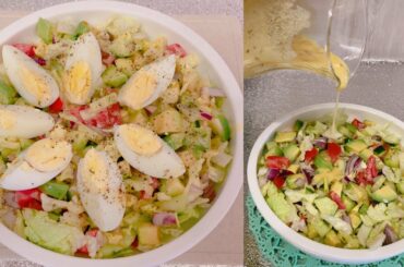 Avocado Egg Salad Recipe/Easy and Healthy Salad Recipe