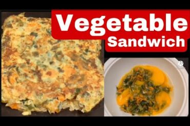Vegetable sandwich || easy and healthy recipe || food basket Kannada ||