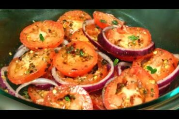 Delicious Tomato Starter Easy & Fast Recipe - Appetizer Recipes #summer #starters #salad #appetizer