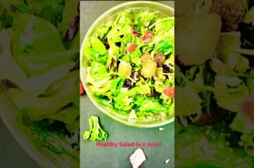 Healthy Salad recipe for Weight-loss in 2 mins! #Shorts #salad