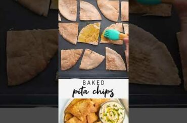 Easy Baked Pita Chips Healthy Snack Recipe