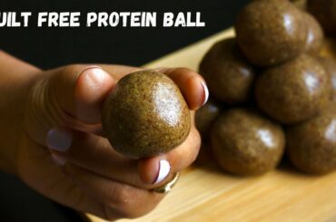 Healthy Energy Protein Balls No Ghee/No Oil | Quick Protein Ladoo - Guilt Free Dessert Idea