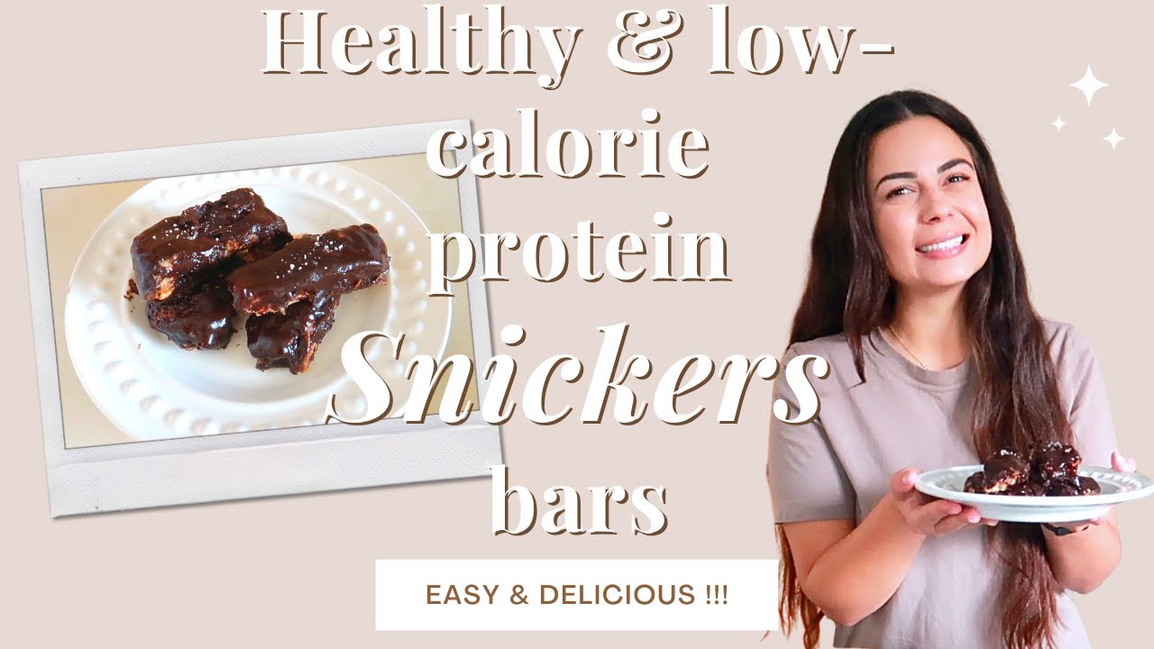 THE BEST HEALTHY & LOW-CALORIE *PROTEIN* SNICKERS BARS // You NEED to try this!!! THE BEST HEALTHY & LOW-CALORIE *PROTEIN* SNICKERS BARS // You NEED to try this!!!