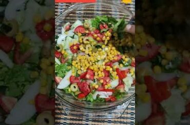 Healthy salad recipe. salad for keto daite #shorts