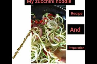 healthy lunch ideas, how to make zucchini noddle.
