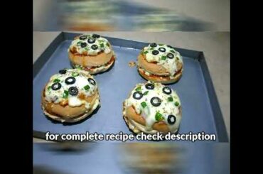 Pizza Burger Recipe #Shorts