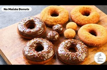 No Maida, Eggless Donut Recipe | Healthy & Tasty Twist to Donuts ~ The Terrace Kitchen