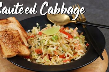 Sauteed Cabbage | Cabbage recipe salad | Healthy salad recipe| Quick & easy salad | Vanditas Kitchen