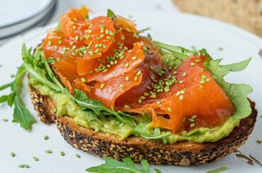 Sushi Avocado & Salmon Toast | Healthy Breakfast Idea #2