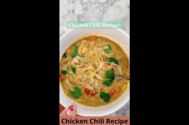 How to make Chicken Chili Recipe | Healthy #Recipe | Healthy Lifestyle | #Keto Recipes | #shorts
