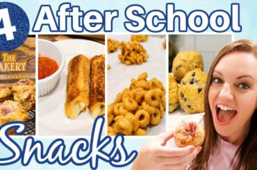 AFTER SCHOOL SNACK IDEAS | QUICK & EASY SNACK RECIPES | HEALTHY SNACK IDEAS