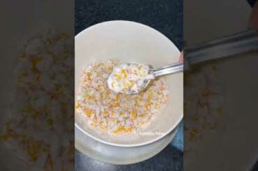 Crispy corn recipe#shorts #youtubeshorts #yshorts #eveningsnacks#2minuterecipe #teatimesnacksrecipes