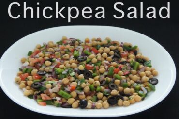 Super Healthy Spanish Chickpea Salad | Salad Recipe For Weight Loss