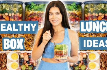 HEALTHY MEAL PREP | 5 Make Ahead Healthy Lunch Box Ideas for School or Work (plus snacks!)