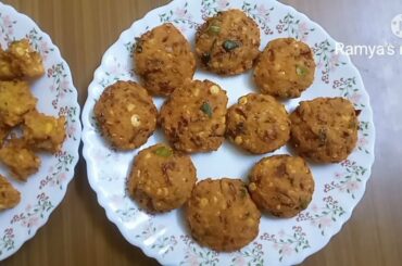 Kadalai paruppu vadai/Vadai recipe/Paruppu vada recipe/Snack recipe/Healthy recipe/Pakkoda recipe
