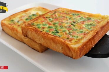 Easy And Healthy Breakfast | 5-Minute Breakfast Recipe | Egg Toast | Quick & Easy Breakfast Recipe