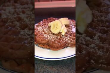 High Protein Waffles | Healthy Snack Ideas | Muscle Building Recipe | Homemade Recipes #shorts