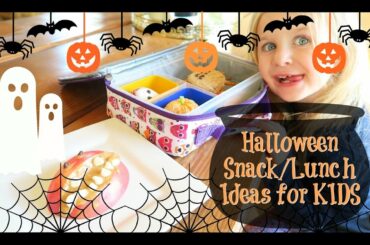 Halloween Snack/Lunch Ideas for KIDS | Healthy & School Friendly