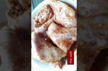 Baked chicken recipe | chicken bake in oven | How to make baked chicken | no oil food recipe #shorts