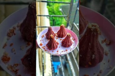 Nutella Modak | Ganesh Chaturthi Special Modak | Easy Modak recipe | 5 ingredents Modak #shorts