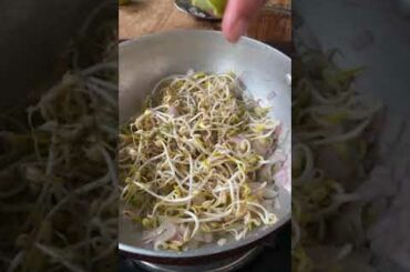 Sprouts Salad | Healthy Snack Recipe #MoongSprouts #veganrecipe #food #salad #vegan #proteinfood