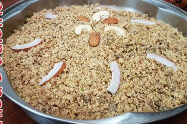 Panjiri - Panjeeri recipe - Healthy and nutritional Panjeeri recipe - Nida's Cuisine 2018