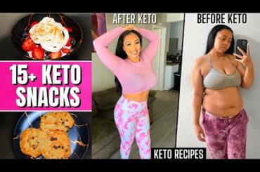 KETO SNACKS FOR WEIGHT LOSS | Snacks I Ate On The Keto Diet + Easy Recipes | Rosa Charice