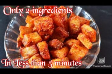 Instant snacks in 5 minutes | instant snack with 2 ingredients | Lockdown special recipe | Easy |