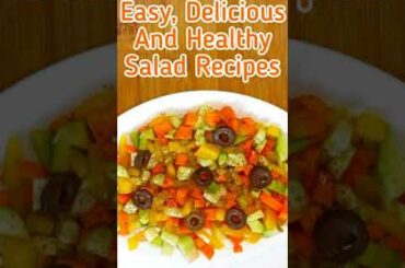 Delicious And Healthy Salad At Home|Low Calorie Recipes|Atika's Cuisine #shorts #youtubeshorts