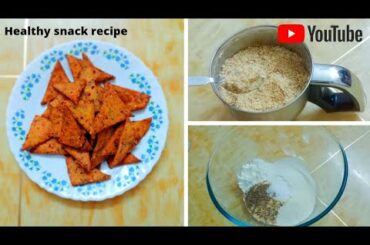 healthy crisp recipe ||crispy snack recipe||healthy snack recipe