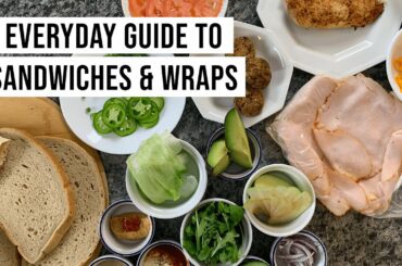 5 Easy & Scrumptious Sandwich Recipes | Best Sandwich Prep for AMAZING Lunches | Healthy Sandwiches
