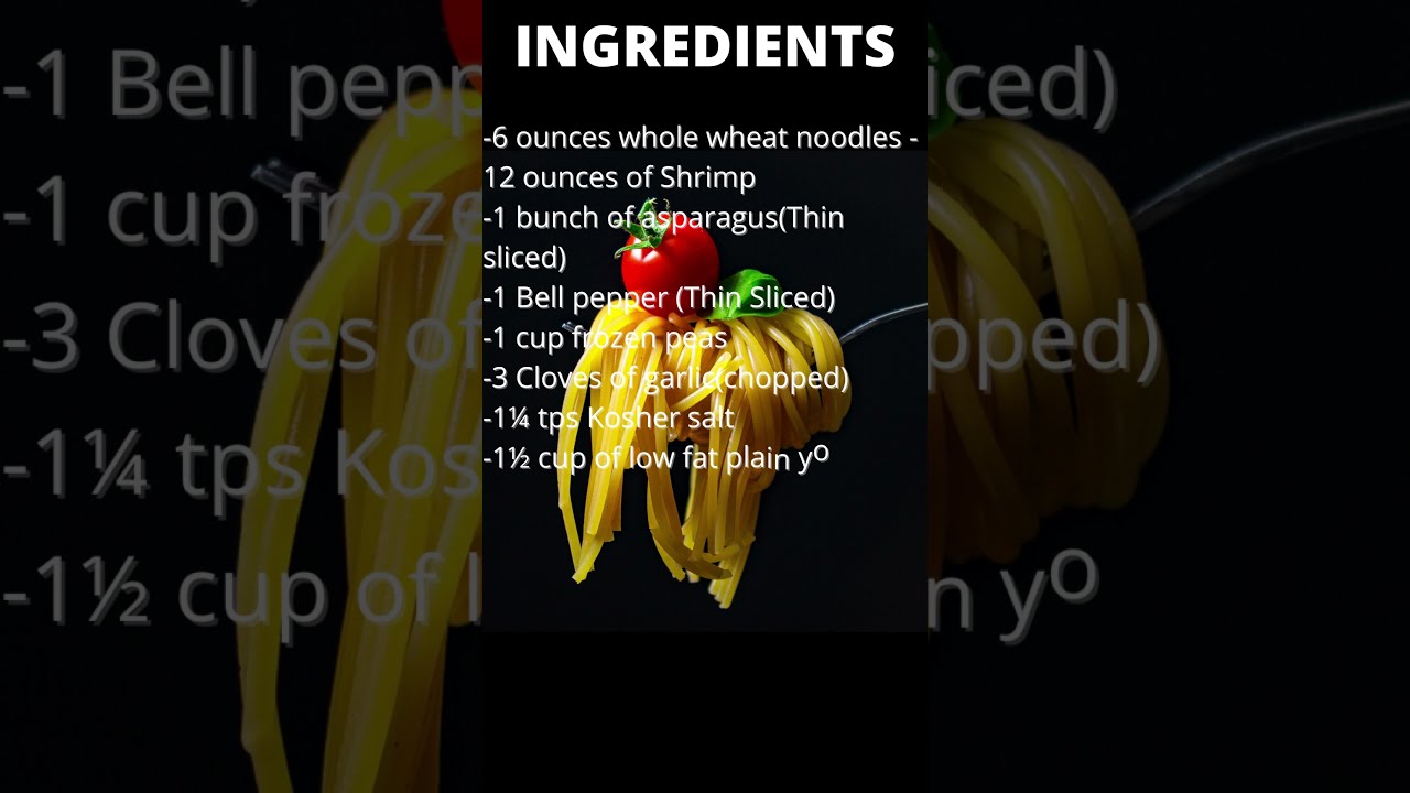 FAST WEIGHT LOSS RECIPE | CREAMY GARLIC PASTA WITH SHRIMP & VEGETABLES! FAST WEIGHT LOSS RECIPE | CREAMY GARLIC PASTA WITH SHRIMP & VEGETABLES!