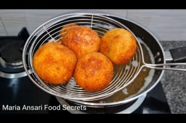 Potato Snacks Recipe By Maria Ansari || Potato Balls || Crispy & Very Yummy ||