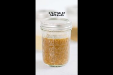 3 Easy Salad Dressings #shorts