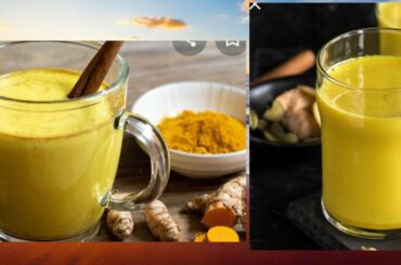 healthy recipes turmeric milk in the morning