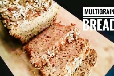 Multigrain Bread (No Yeast & No Knead) ~ Kamal’s Homely Recipes