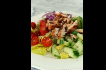 How to make Easy and health Salad | Delicious and helps you lose weight | Chicken salad